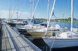 Port jachtowy - klubow Farosund, Gotlandia