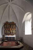 Fuur Kirke, Sankt Mortens Kirke na wyspie Fur, Limfjord, Jutlandia, Dania