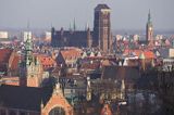 Gdańsk, panorama Głównego Miasta z Gradowej Góry