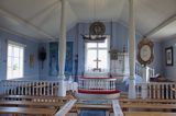 kaplica, wioska rybacka na wyspie Grisslan, Hoga Kusten, Szwecja, Zatoka Botnicka