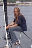 dziewczyna 15 lat, Helgoland, Niemcy, Morze Północne