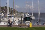 port jachtowy w Kloster na wyspie Hiddensee, Mecklenburg-Vorpommern, Niemcy