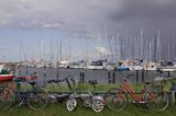 port jachtowy w Vitte na wyspie Hiddensee, Mecklenburg-Vorpommern, Niemcy