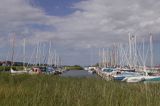 port jachtowy w Vitte na wyspie Hiddensee, Mecklenburg-Vorpommern, Niemcy