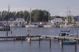 port w Vitte na wyspie Hiddensee, Mecklenburg-Vorpommern, Niemcy