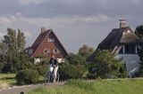 ścieżka rowerowa w Vitte, wyspa Hiddensee, Mecklenburg-Vorpommern, Bałtyk, Niemcy