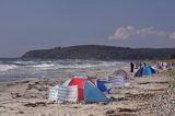 na plaży, wyspa Hiddensee, Mecklenburg-Vorpommern, Bałtyk, Niemcy