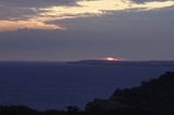 wschód słońca nad Rugią, widok z wyspy Hiddensee, Mecklenburg-Vorpommern, Niemcy