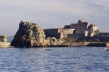 twierdza Elizabeth Castle w St. Helier, wyspa Jersey, Channel Islands, Wyspy Normandzkie