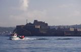 twierdza Elizabeth Castle w St. Helier, wyspa Jersey, Channel Islands, Wyspy Normandzkie