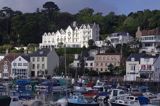 port i miasteczko St. Aubin, wyspa Jersey, Channel Islands, Anglia, Wyspy Normandzkie, Kanał La Manche