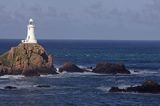 latarnia morska La Corbiere, wyspa Jersey, Channel Islands, Anglia, Wyspy Normandzkie, Kanał La Manche