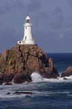 latarnia morska La Corbiere, wyspa Jersey, Channel Islands, Anglia, Wyspy Normandzkie, Kanał La Manche