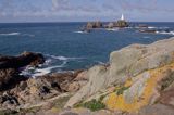 latarnia morska La Corbiere, wyspa Jersey, Channel Islands, Anglia, Wyspy Normandzkie, Kanał La Manche