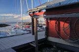 port na wyspie Junkon, Archipelag Lulea, Szwecja, Zatoka Botnicka