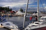 port na wyspie Junkon, Archipelag Lulea, Szwecja, Zatoka Botnicka