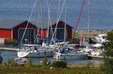 port, jachty, wyspa Jurmo, szkiery Turku, Finlandia Jurmo Island, Finland