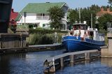 W Karlsborg w kanale Gota, nad jeziorem Vattern, Szwecja