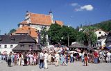 Kazimierz Dolny rynek, kosciół farny