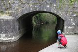 kamienny mostek w Keshcarrigan, rejon Górnej Shannon, Irlandia