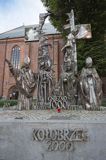 Kołobrzeg, pomnik Tysiąclecia w Kołobrzegu koło Katedry na Starówce
