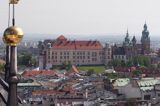 Cracow widok z Wieży Kościoła Mariackiego na Wawel