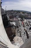 Cracow widok z Wieży Kościoła Mariackiego, Rynek Starego Miasta