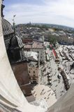 Kraków, Rynek Starego Miasta, Rynek Główny, widok z Wieży Mariackiej
