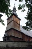 Krużlowa Wyżnia zabytkowy późnogotycki kościół z 1520 roku powiat Nowy Sącz