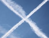 krzyż św. Andrzeja na niebie, Saltire, flaga Szkocji na niebie
