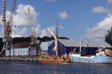 statek wycieczkowy w porcie Liepaja, Łotwa tourist ship in Liepaja harbour, Latvia