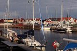 Logstor, Port jachtowy w kanale króla Frederika VII, Limfjord, Jutlandia, Dania