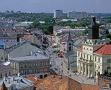Ratusz Nowy i Krakowskie Przedmieście w Lublinie
