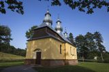 Malawa, murowana cerkiew św. Teodosija Pieczerskiego, zbudowana w 1897, Pogórze Przemyskie