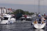 Middelburg, łodzie - ruch na kanale, Holandia