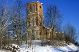 ruiny kościoła, Mieruniszki, mazury garbate