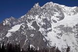 szczyt Mont Blanc, po włosku Monte Bianco, ośrodek narciarski Courmayeur, Włochy