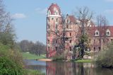 Park Mużakowski, Łęknica, lista światowego dziedzictwa UNESCO, Nowy Zamek po stronie niemieckiej