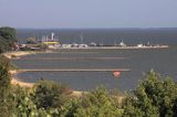 port w Nidzie na Mierzei Kurońskiej, Zalew Kuroński, Neringa, Litwa Nida harbour, Curonian Spit, Curonian Lagoon, Neringa, Lithuania