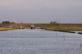 vissershaven, Noordpolderzijl, Fryzja, Waddenzee, Holandia, Morze Wattowe