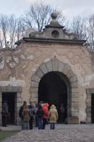 Nowy Wiśnicz, barokowa brama wjazdowa na dziedziniec zamku, Pogórze Wiśnickie