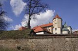 Nowy Wiśnicz, zamek,mury obronne, Pogórze Wiśnickie