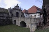 Nowy Wiśnicz, zamek, most i brama wjazdowa, Pogórze Wiśnickie