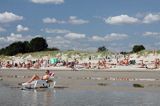 plaża w Parnu, Parnawa, Estonia a beach in Parnu, Estonia