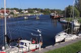 port w Pavilosta, Łotwa Pavilosta harbour, Latvia