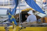 Port jachtowy w Szwecji, 'stary człowiek i morze'