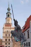 Poznań, Stary Rynek Ratusz i fontanna Marsa