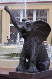 Rabka Zdrój, fontanna ze słoniami