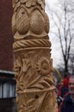 Rabka, palma wielkanocna rzeźbiona z drewna, Niedziela Palmowa, kościół pw św Marii Magdaleny
