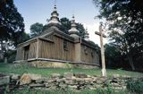 Radoszyce, zabytkowa cerkiew drewniana z 1868 roku, Beskid Niski, Bieszczady